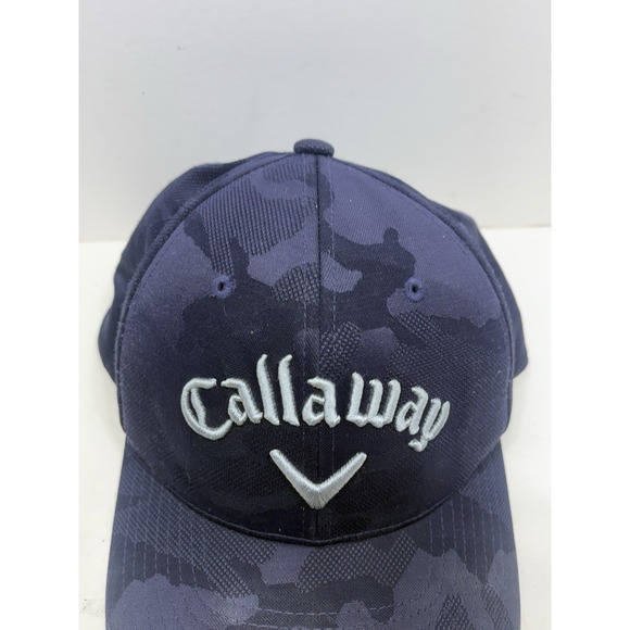 Callaway Golf Blue Camoflauge Culppeper Country Club FlexFit Snapback Hat Cap OS - Picture 2 of 4
